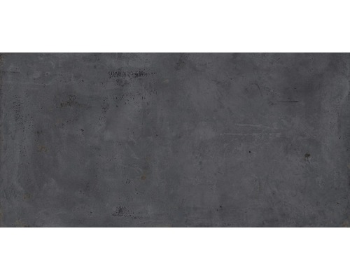Wand- und Bodenfliese Metal dunkelgrau 30x60 cm