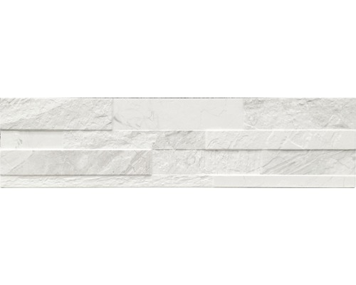 Feinsteinzeug Verblender Oakland Marbre bianco 3D 15x61 cm