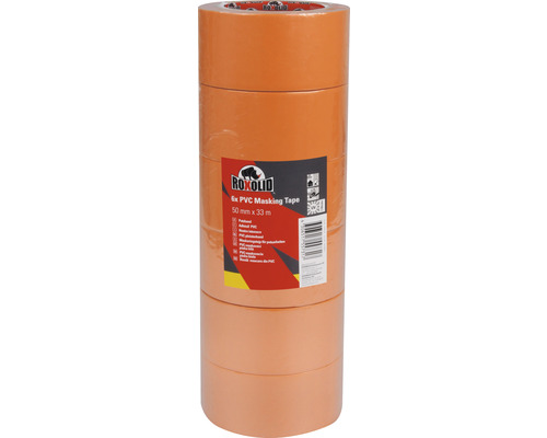 ROXOLID Profipack Putzband orange 50 mm x 33 m 6 Stück