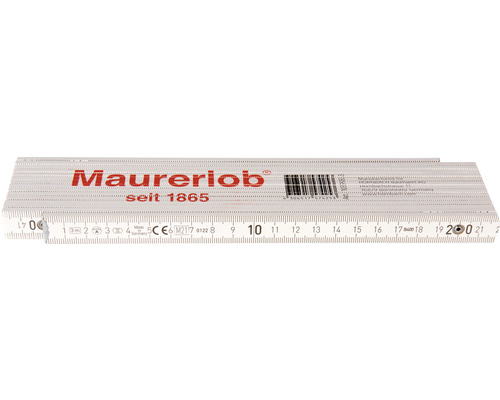 Mètre pliant Maurerlob 3 m en bois
