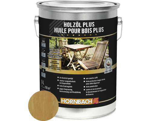 HORNBACH Holzöl Plus douglasie 5 l