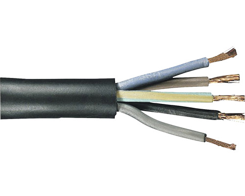 GDV Kabel 5x2,5 mm2 3LNPE schwarz