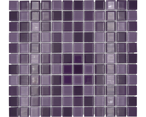 Glasmosaik CM 4888 mix lila 30,5x32,5 cm