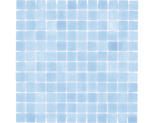 Glasmosaik VP501PAT für Poolbau blau 31.6x31.6 cm