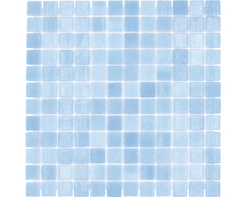 Glasmosaik VP501PUR für Poolbau blau 31.6x31.6 cm
