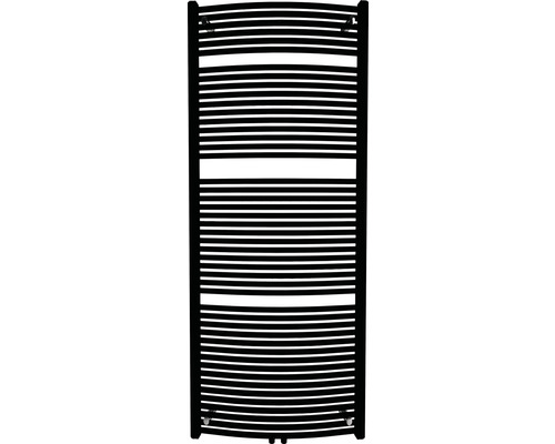 Badheizkörper Rotheigner SWING-M 1215 x 595 mm schwarz matt Anschluss Mittig unten