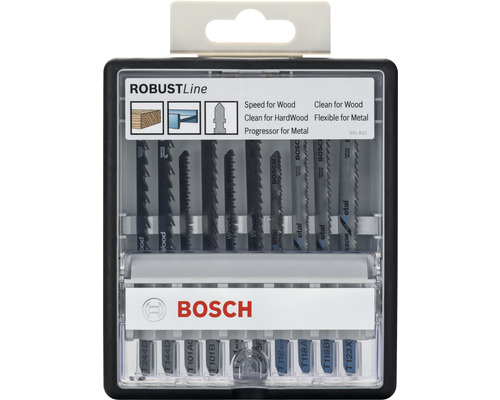 Bosch Stichsägeblatt Set Robust Line 10-tlg