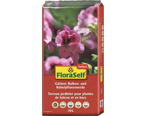 Gärtner Balkonblumenerde FloraSelf Select® 70l