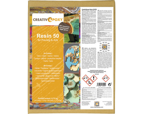 CreativEpoxy Resin 50 Giessharz 6750 g