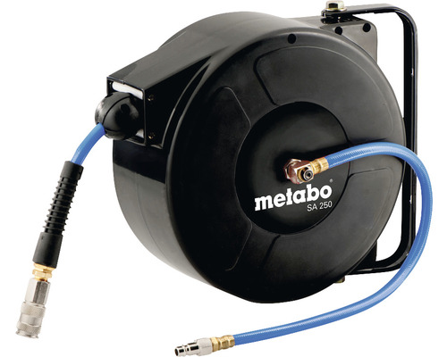 Metabo Wand- und Deckenschlauchbox SA250 Universalkupplung EURO 8 m 15 bar