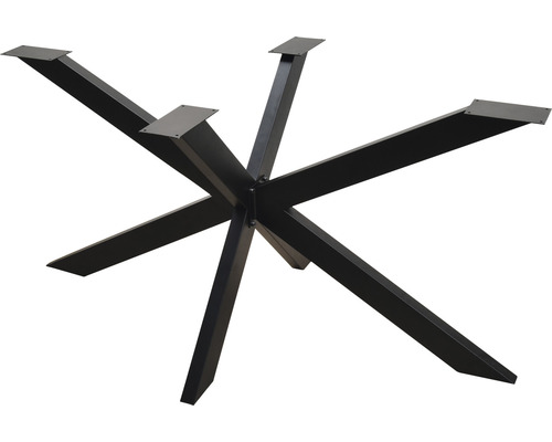 Tischgestell Matrix-Form schwarz 1500x820x72 mm