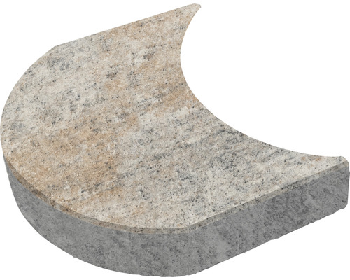 Pierre de bordure pour tondeuse robot calcaire coquillier 15 x 24 x 4 cm (peut être commandée par 25)