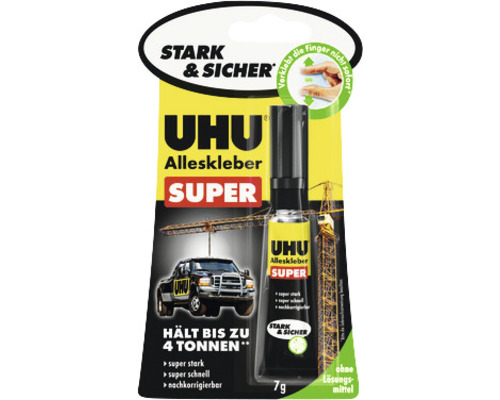 Colle universelle UHU Super Strong & Safe 7 g