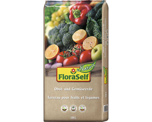 Obst- und Gemüseerde FloraSelf Nature® 18 l