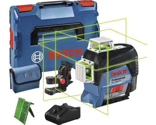 Bosch Professional GLL 3-80 CG Laser linéaire Connectivity avec batterie 12 V