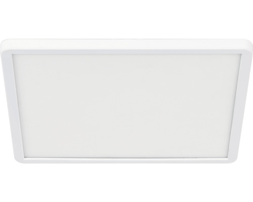 Plafonnier LED 15W 2200 lm 2700 K blanc chaud hxlxp 294x294x23 mm blanc carré