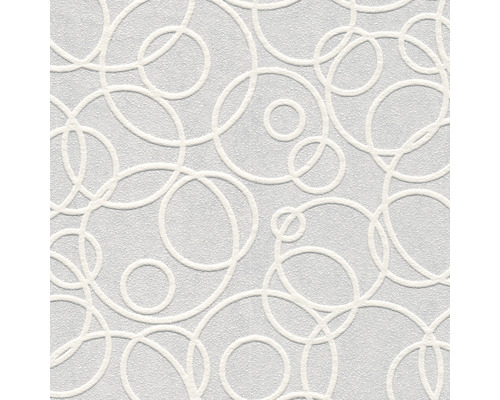 Papier peint intissé 5192-14 Meistervlies ProProtect cercles blanc