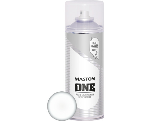Maston Spray vernis ONE brillant incolore 400 ml