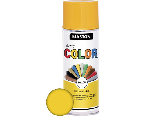 Maston Sprühlack Color glanz gelb 400 ml