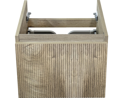 Waschtischunterschrank Sanox Frozen BxHxT 40 x 40 x 45 cm Frontfarbe grain oak
