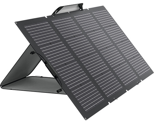 Module solaire Ecoflow courant de secours biface pliable 220 W 82 x 183 x 2,5 cm sac de transport inclus