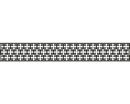 Designeinsatz GroJa Flex Oriental 179,5 x 25,5 cm anthrazit