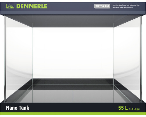 Aquarium DENNERLE Scapers Tank Weissglas 55 l mit Schaumstoffunterlage 45 x 36 x 34 cm
