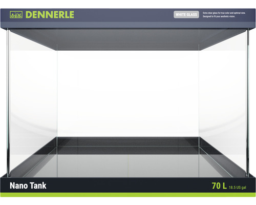 Aquarium DENNERLE Scapers Tank Weissglas 70 l mit Schaumstoffunterlage 50 x 39 x 36 cm