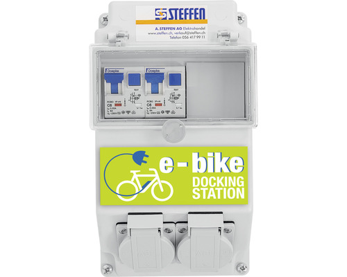 E-Bike Ladestation Steffen für E-Bike und E-Scooter 2 x T13 230 V 1380 W