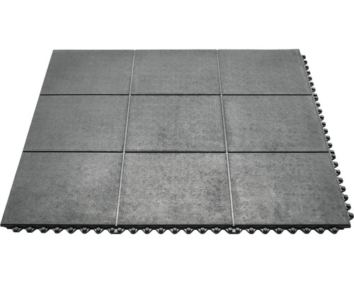 Gummimatten Solid Tile anthrazit 90x90 cm - HORNBACH
