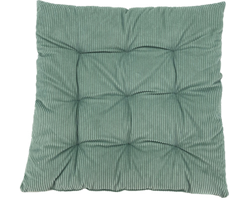 Sitzkissen Rib grün 40 x 40 cm