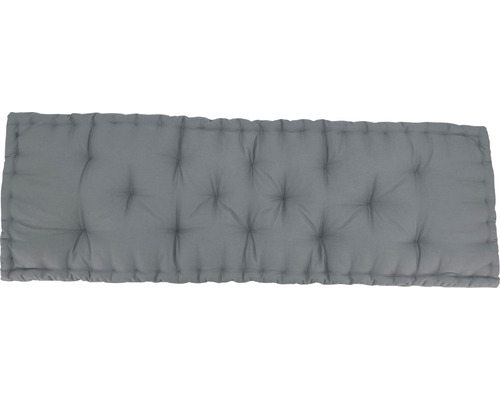 Sitzkissen Cotton grau 120 x 40 cm