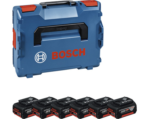 Bosch Professional Lot de batteries 6 x GBA 18V 4,0 Ah