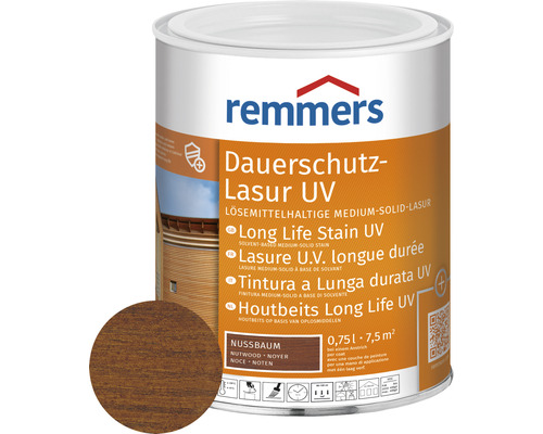 Remmers Langzeitlasur UV nussbaum 750 ml