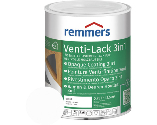 Remmers Venti-laque couvrante blanche 750 ml