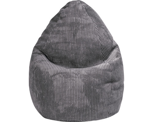 Sitzkissen Sitting Point Sitzsack Beanbag Shara XL anthrazit 70x110 cm -  HORNBACH