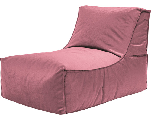 Pouf Sitting Point fauteuil rose Marla HORNBACH cm vieux Rock 65x100x65 