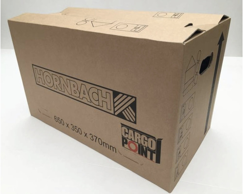 Carton de déménagement CargoPoint HORNBACH 650x370x350 mm