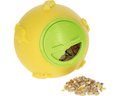 Snackball für Hühner, ø 7.5 cm gelb