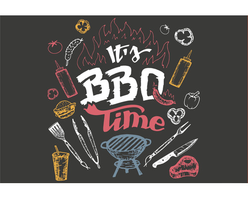 Tapis Barbecue - Anti-Feu - BBQ Time