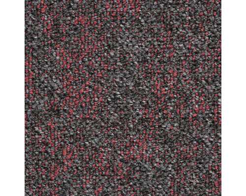 Teppichfliese Marble 120 grau-rot 50x50 cm