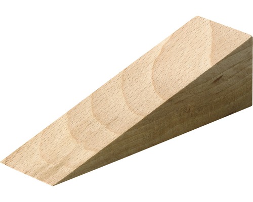 Cale en bois hêtre 90x29x24 mm, 25 pièces