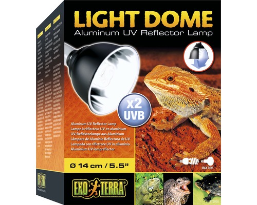 Exo Terra Aluminium UV Reflektor Lampe,14cm