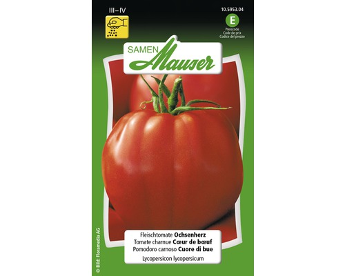 Tomate Ochsenherz Gemüsesamen Samen Mauser