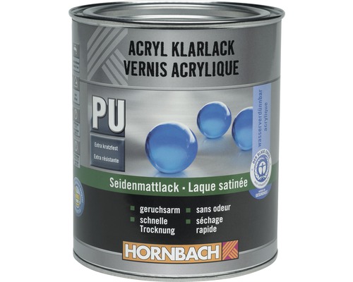 HORNBACH Acryl Klarlack seidenmatt 750 ml