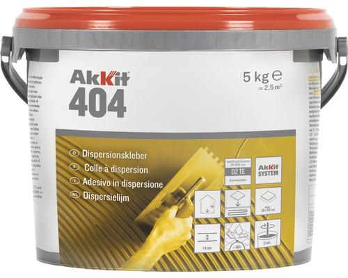 Akkit 404 Dispersionskleber gebrauchsfertig D2TE 5 kg