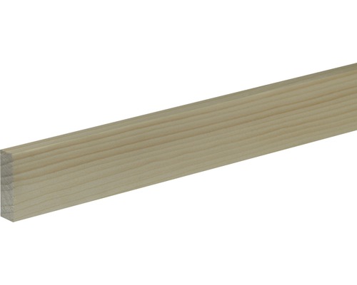 Baguette rectangulaire Konsta pin brut 13.5x20x2000 mm