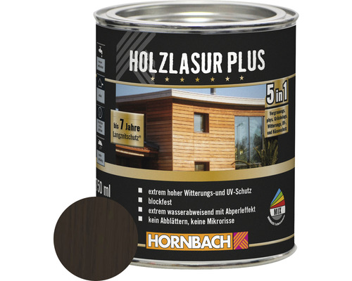 HORNBACH Holzlasur Plus palisander 750 ml