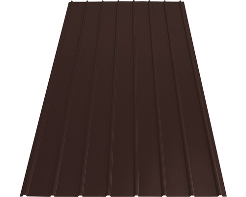 Tôle trapézoïdale PRECIT H12 chocolate brown 1500x910x0.4 mm