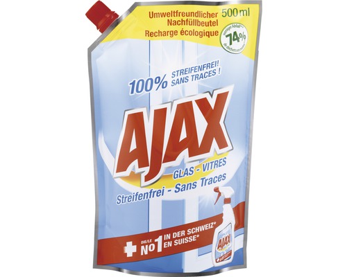 Glasreiniger Ajax Streifenfrei 500 ml Nachfüllpack